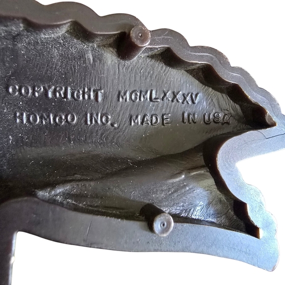 Vintage 1985 HOMCO Gold Hummingbird Wall Plaques Set of 4 - Picture 5 of 8